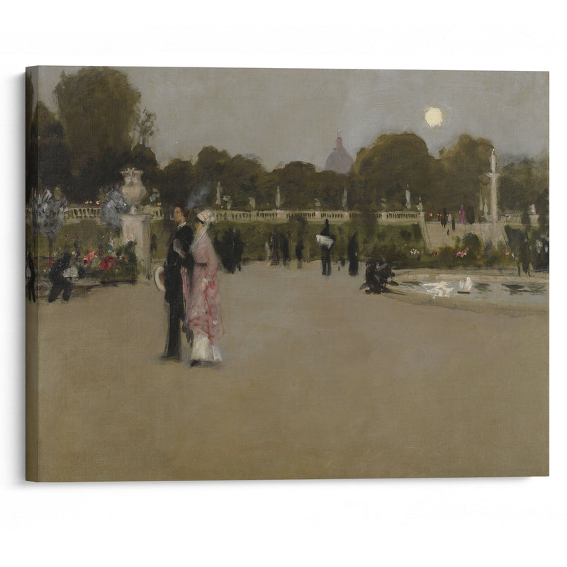 Luxembourg Gardens at Twilight (1879) - John Singer Sargent - Canvas Print