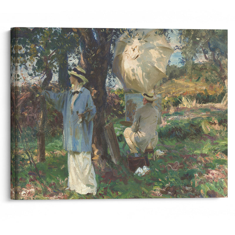 The Sketchers (1913) - John Singer Sargent - Canvas Print