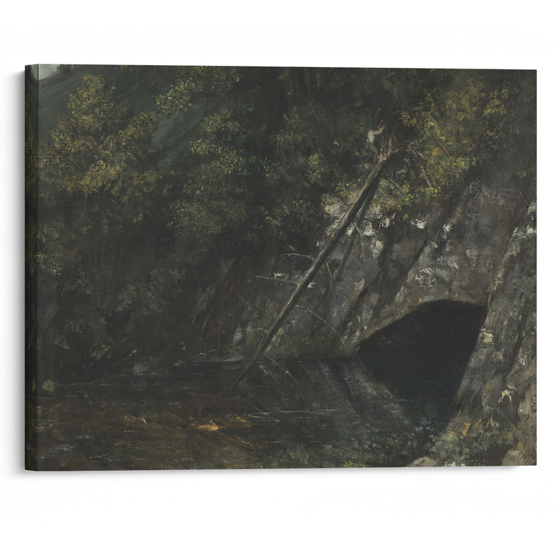 Landscape from La Source Bleue (1872) - Gustave Courbet - Canvas Print