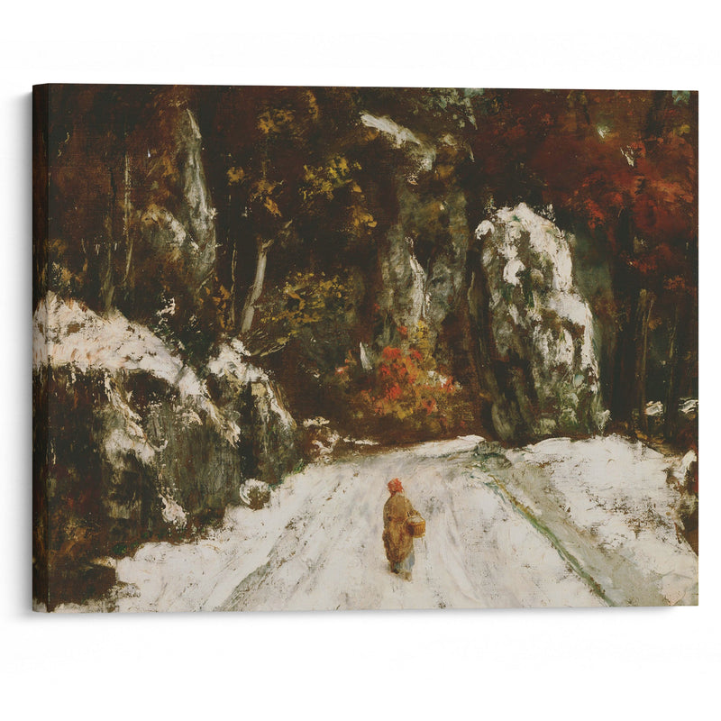 Winter in the Jura - Gustave Courbet - Canvas Print