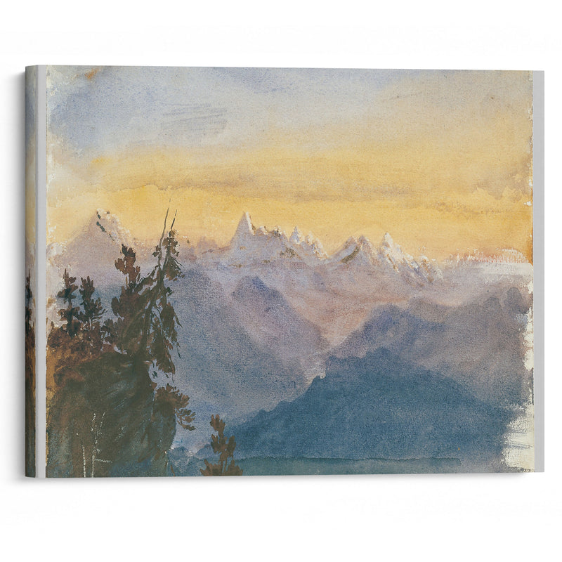 View from Mount Pilatus (1870) - John Singer Sargent - Canvas Print