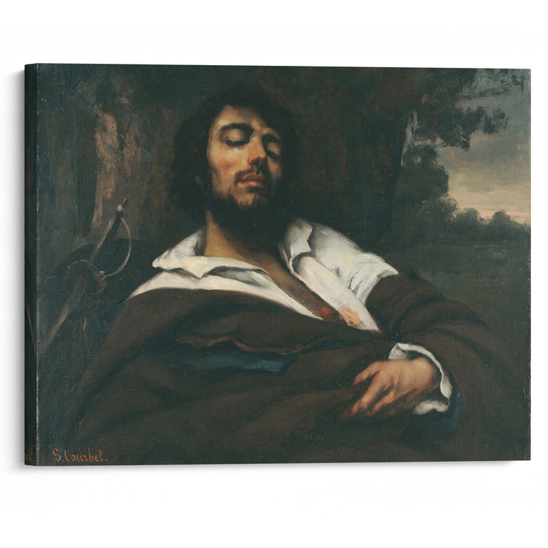 Der Verwundete (1866) - Gustave Courbet - Canvas Print