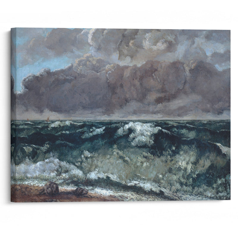 The Wave (between 1869 and 1870) - Gustave Courbet - Canvas Print