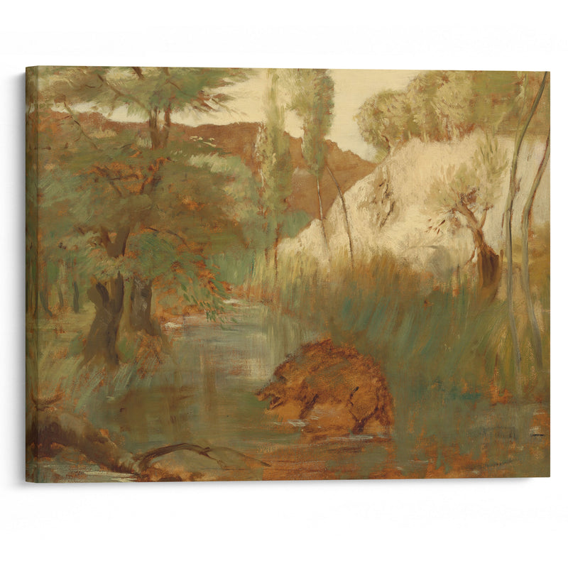 Le sanglier (circa 1864-1870) - Edgar Degas - Canvas Print