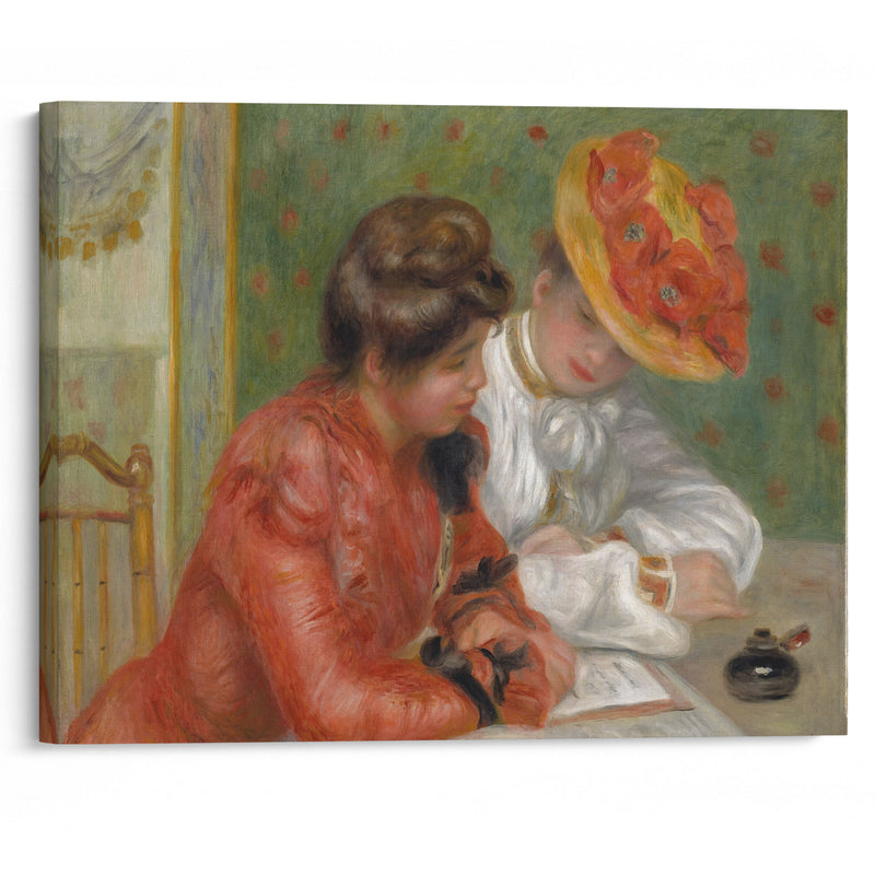 The Letter (c. 1895–1900) - Pierre-Auguste Renoir - Canvas Print