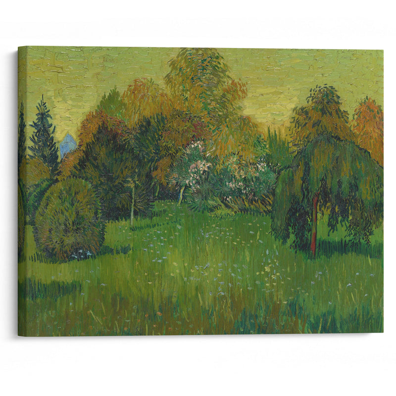 The Poet’s Garden (1888) - Vincent van Gogh - Canvas Print