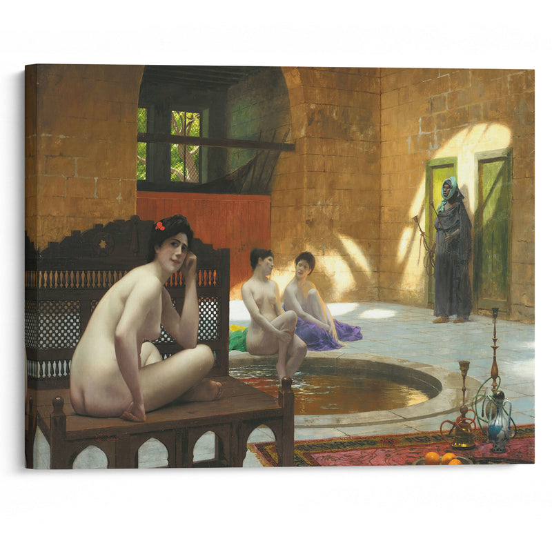 Femmes Au Bain - Jean-Léon Gérôme - Canvas Print