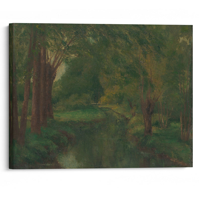 A Brook in a Clearing (1862) - Gustave Courbet - Canvas Print