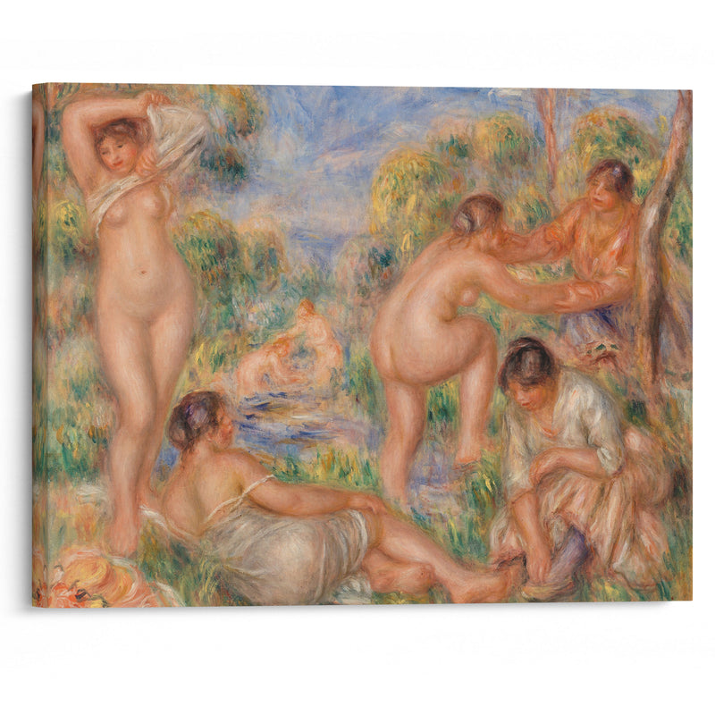 Bathing Group (1916) - Pierre-Auguste Renoir - Canvas Print