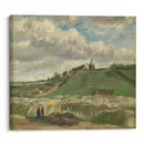 The hill of Montmartre with stone quarry (1886) - Vincent van Gogh - Canvas Print