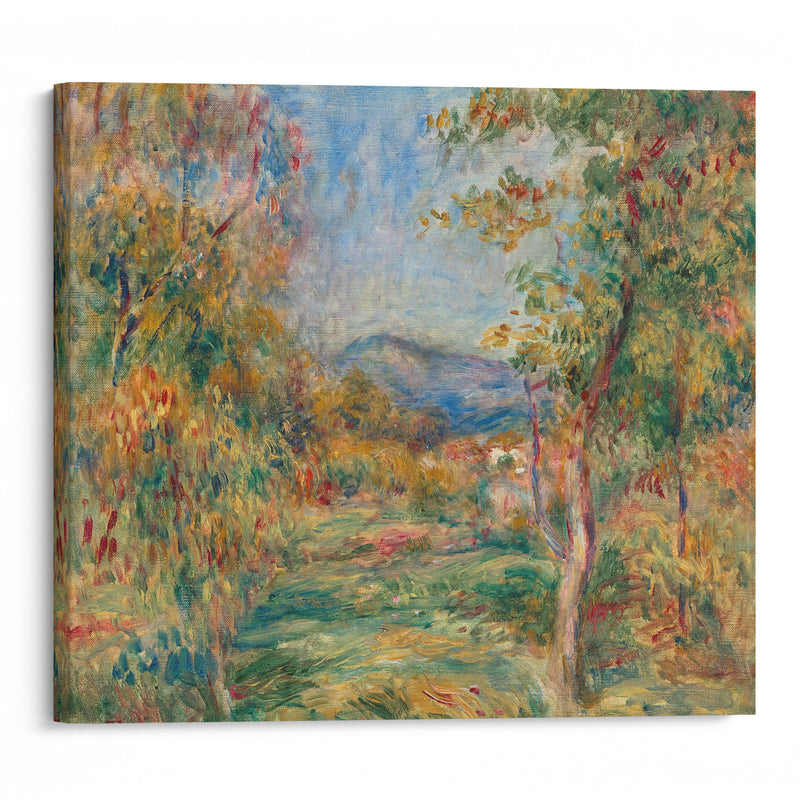 Paysage de Cagnes (circa 1910) - Pierre-Auguste Renoir - Canvas Print