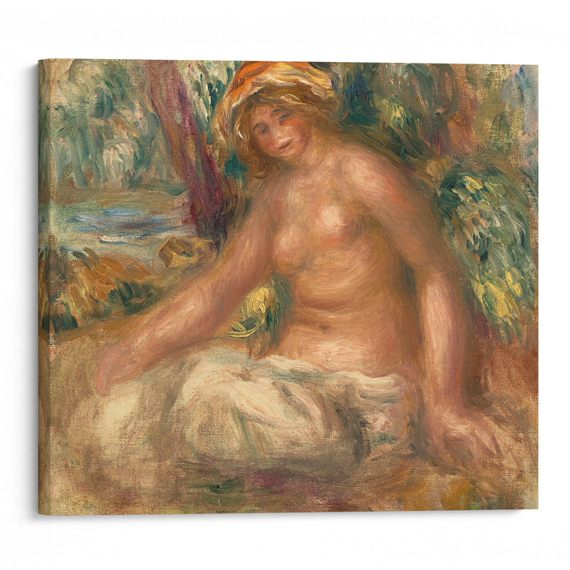 Nu assis (circa 1900-1902) - Pierre-Auguste Renoir - Canvas Print