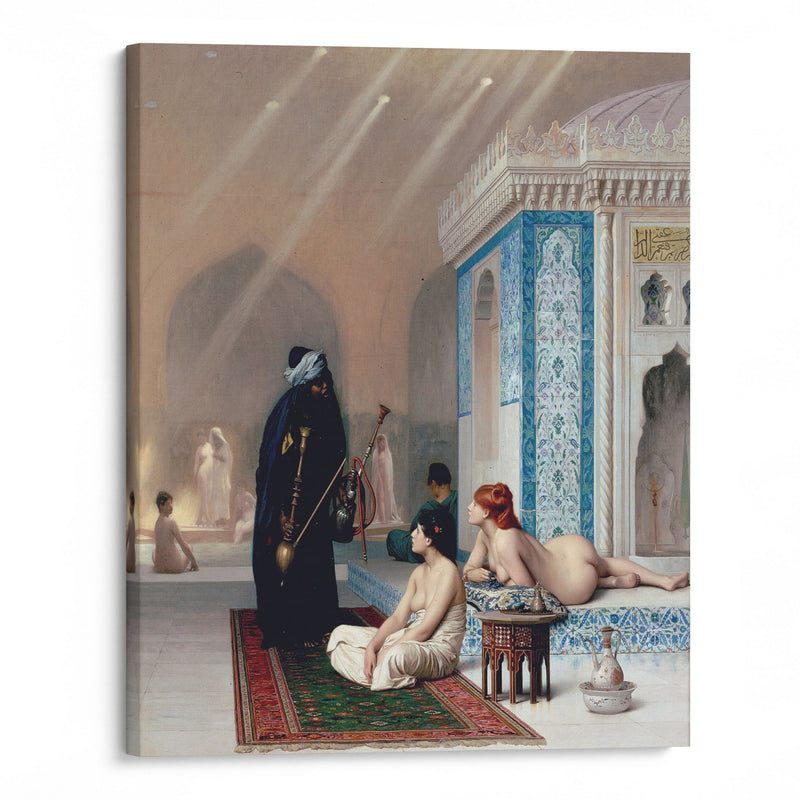 Pool in a Harem (1875) - Jean-Léon Gérôme - Canvas Print