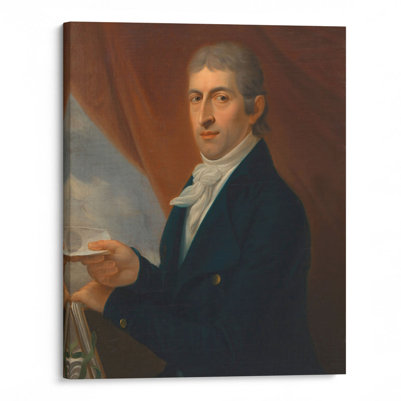 Johann (Giovanni) Cappi (Musikverleger) (around 1810) - Johann Baptist von Lampi the Elder - Canvas Print