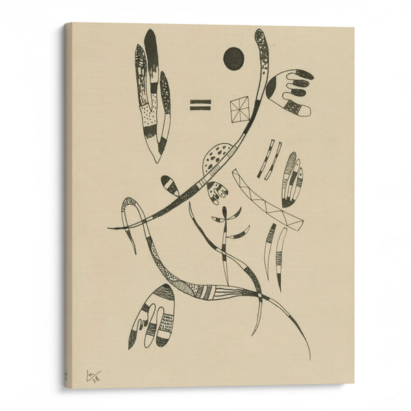 Ohne Titel (1938) - Wassily Kandinsky - Canvas Print