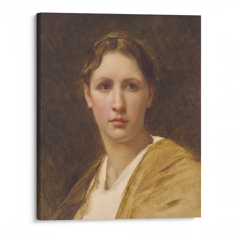 Étude de la tête (1898) - William Bouguereau - Canvas Print