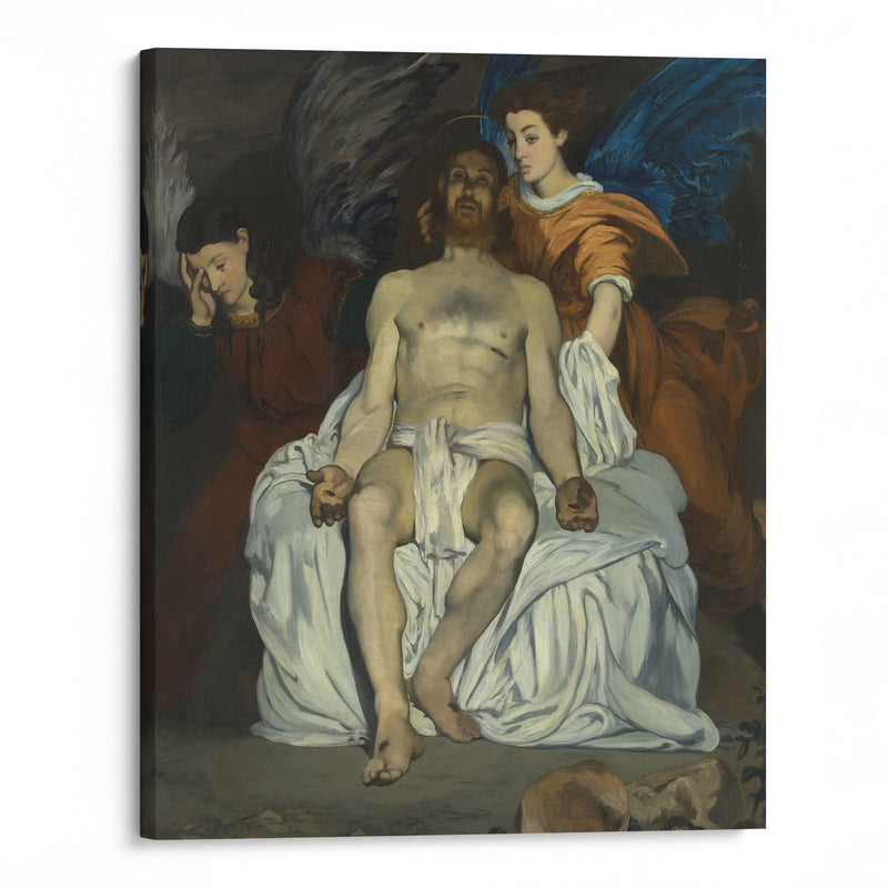 The Dead Christ with Angels (1864) - Édouard Manet - Canvas Print