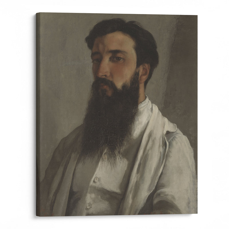 Portrait of Jules Bordet (1870) - Gustave Courbet - Canvas Print