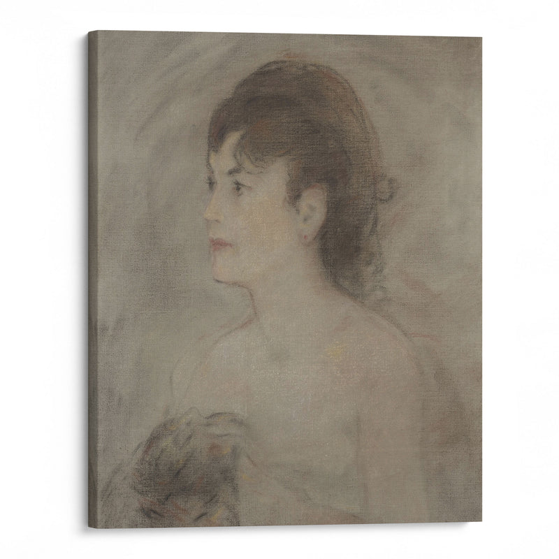 Jeune femme decolletté (1882) - Édouard Manet - Canvas Print