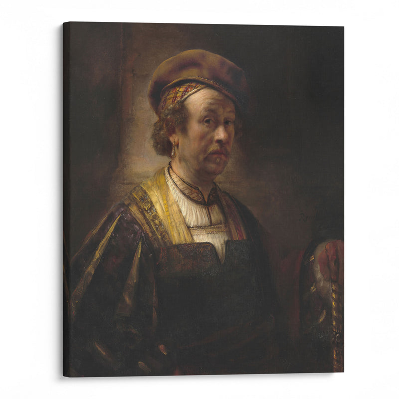 Portrait of Rembrandt (1650) - Rembrandt van Rijn - Canvas Print