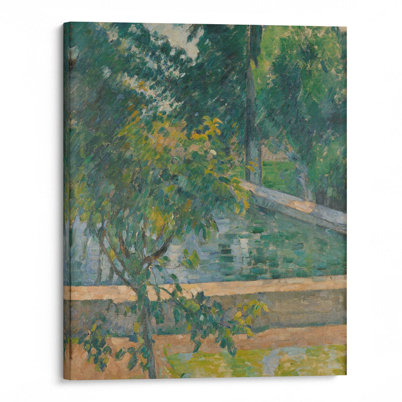 Le bassin du Jas de Bouffan (The Pool at Jas de Bouffan) (circa 1878) - Paul Cézanne - Canvas Print