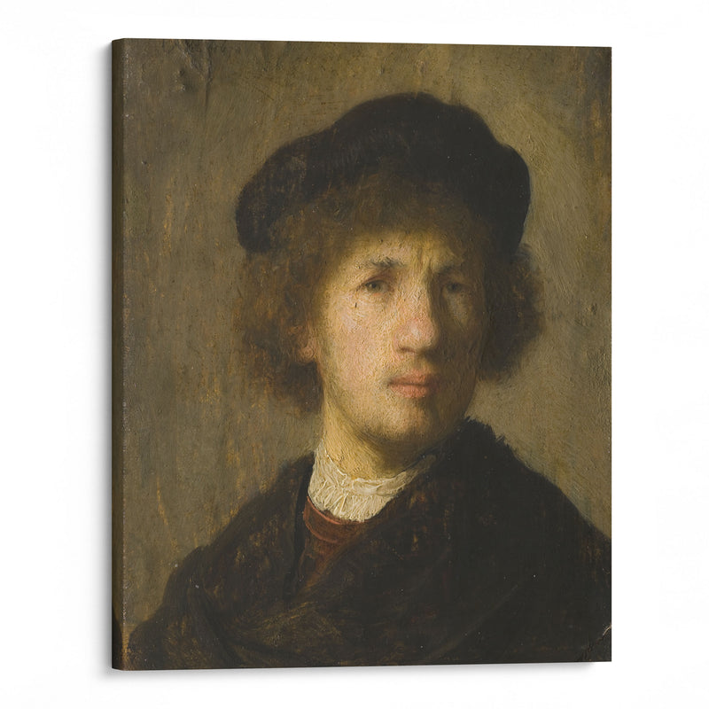 Self-portrait (1630) - Rembrandt van Rijn - Canvas Print