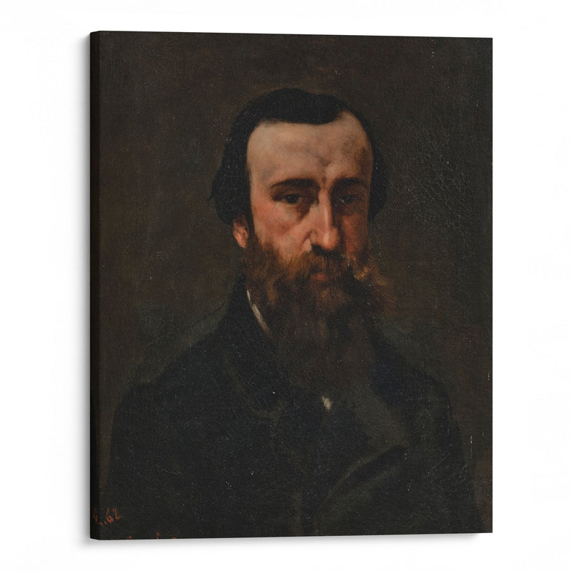 Portrait of M. Nicolle (1862) - Gustave Courbet - Canvas Print