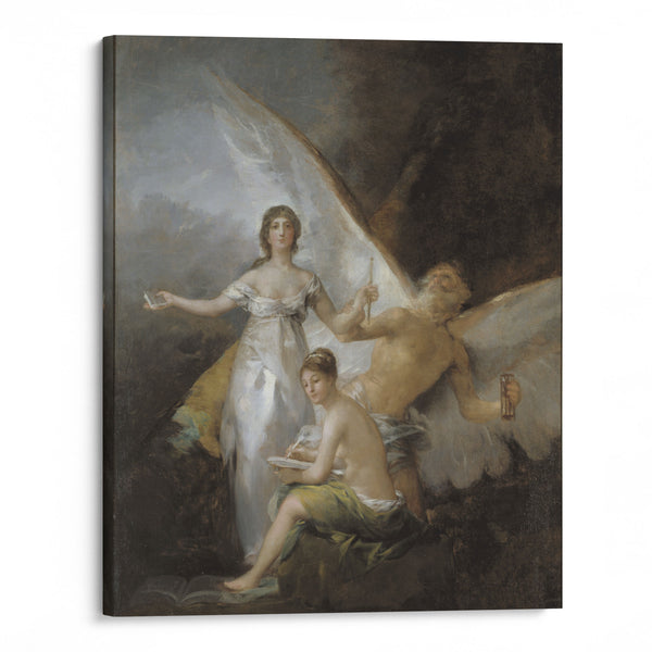 Truth, Time and History - Francisco de Goya - Canvas Print