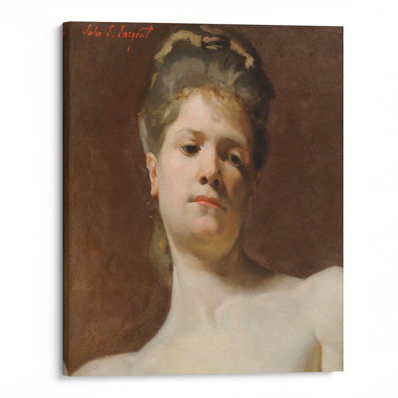 Blonde model (C. 1877) - John Singer Sargent - Canvas Print