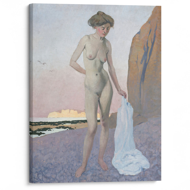 On The Beach, 1905 - Félix Vallotton - Canvas Print