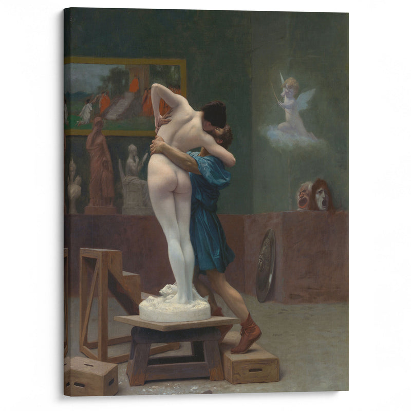 Pygmalion and Galatea (Ca. 1890) - Jean-Léon Gérôme - Canvas Print