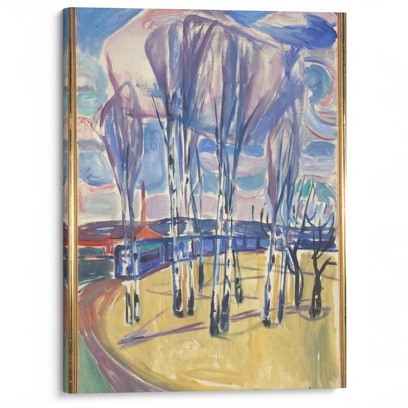 The Tram Loop At Skøyen (1920–30) - Edvard Munch - Canvas Print