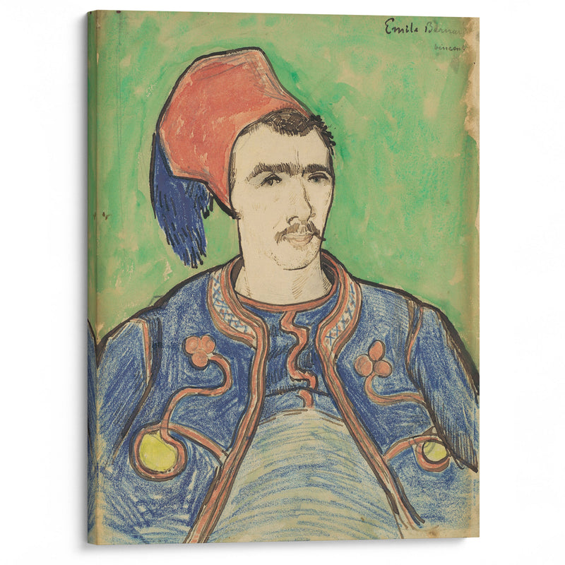 The Zouave (1888) - Vincent van Gogh - Canvas Print