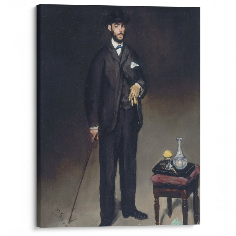 Portrait de Théodore Duret (1868) - Édouard Manet - Canvas Print