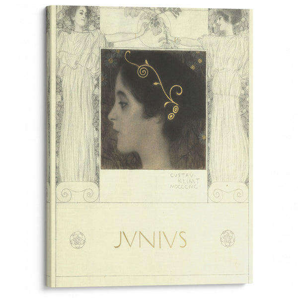 Junius (1896) - Gustav Klimt - Canvas Print
