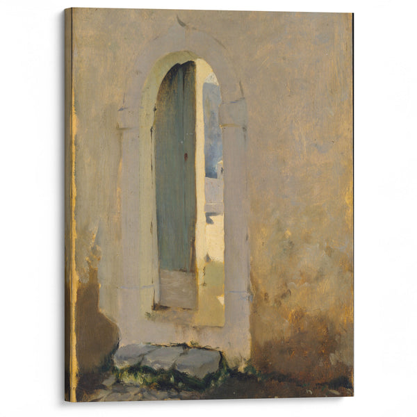 Open Doorway, Morocco (between 1879 and 1880) - John Singer Sargent - Canvas Print