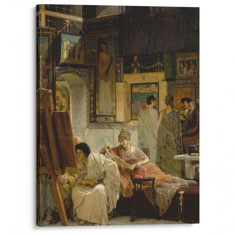 A Picture Gallery - Lawrence Alma-Tadema - Canvas Print