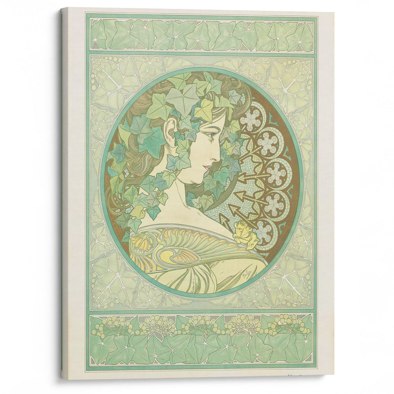 Ivy (1901) - Alphonse Mucha - Canvas Print