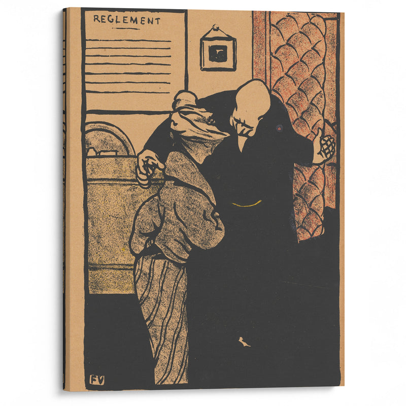 Crimes And Punishments; It’s about your father… (1901) - Félix Vallotton - Canvas Print