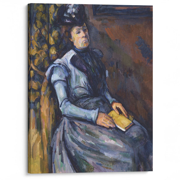 Seated Woman in Blue - Paul Cézanne - Canvas Print