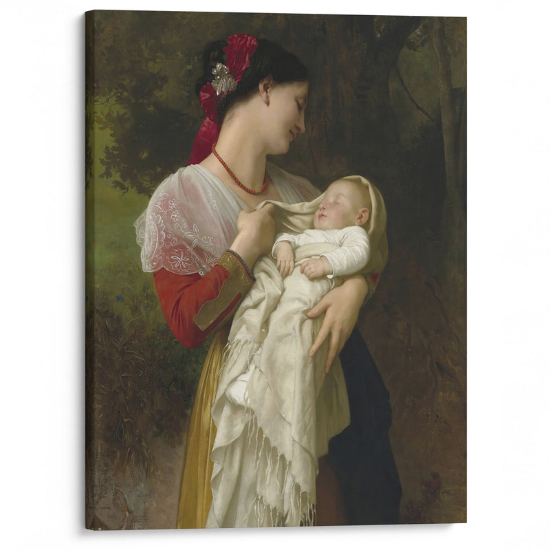 Admiration Maternelle - William Bouguereau - Canvas Print