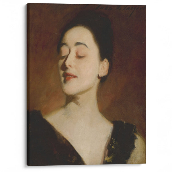 Flora Priestley (Lamplight Study) - John Singer Sargent - Canvas Print