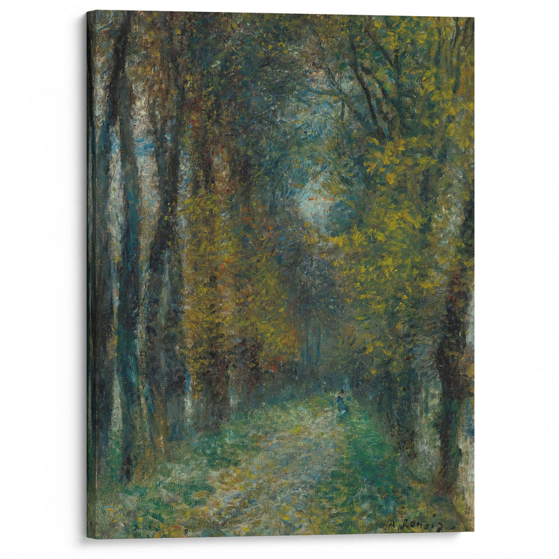 L’allée Couverte (1872) - Pierre-Auguste Renoir - Canvas Print