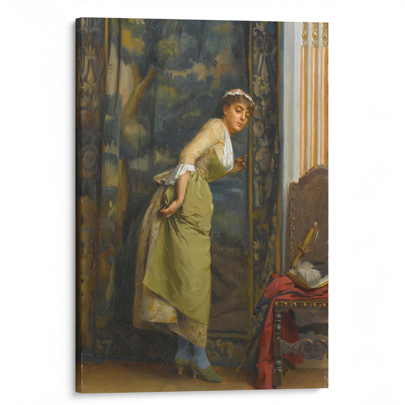 Eavesdropping (1880) - Theodoros Ralli - Canvas Print