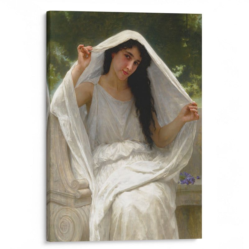 Le Voile (1898) - William Bouguereau - Canvas Print