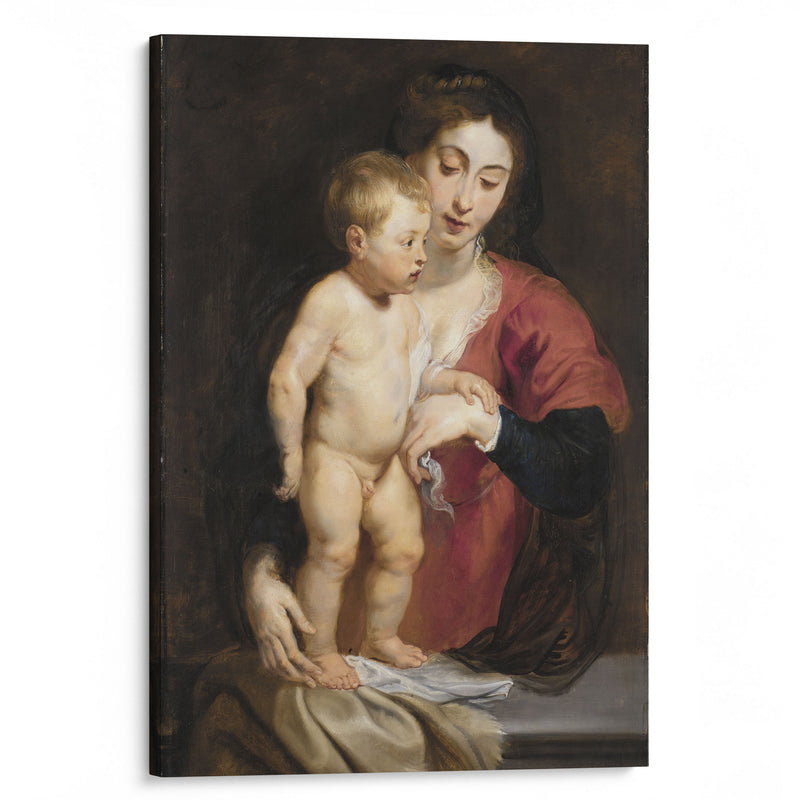 Madonna and Child (ca. 1615-1618) - Peter Paul Rubens - Canvas Print