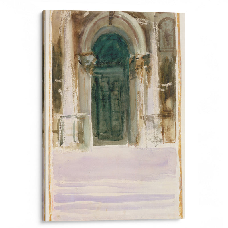 Green Door, Santa Maria della Salute (circa 1904) - John Singer Sargent - Canvas Print