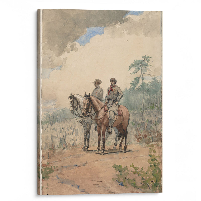 Two Scouts (1887) - Winslow Homer - Canvas Print