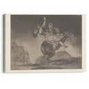 A Woman and a Horse, Let Someone Else Master Them [The Horse-Abductor] (La Mujer y el Potro, Que los Dome Otro [El Caballo Raptor]) (ca. 1813-1820) - Francisco de Goya - Canvas Print