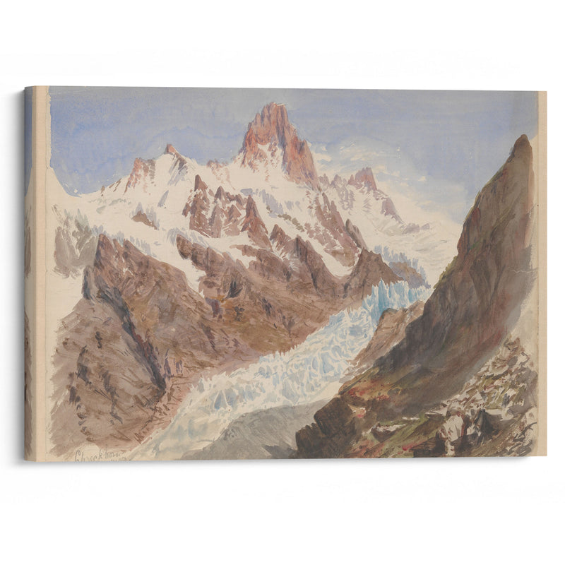 Schreckhorn, Eismeer (1870) - John Singer Sargent - Canvas Print